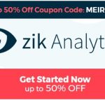 zik analytics coupon code logo