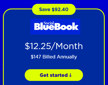 socialbluebook promo code logo