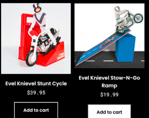 Evel Knievel Stunt Cycle Toys