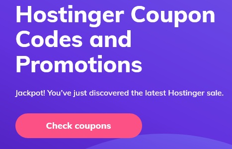 hostinger coupon code logo