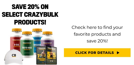 CrazyBulk promocode logo